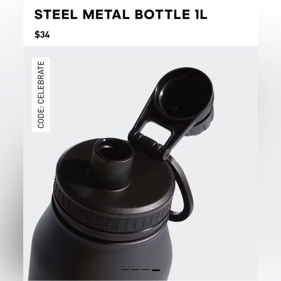 Adidas stainless steel - 1 L - like new!! - Picture 9 of 10